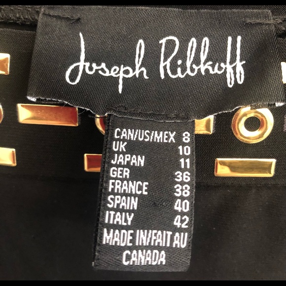 Joseph Ribkoff Black & Gold Tunic - Picture 2 of 2